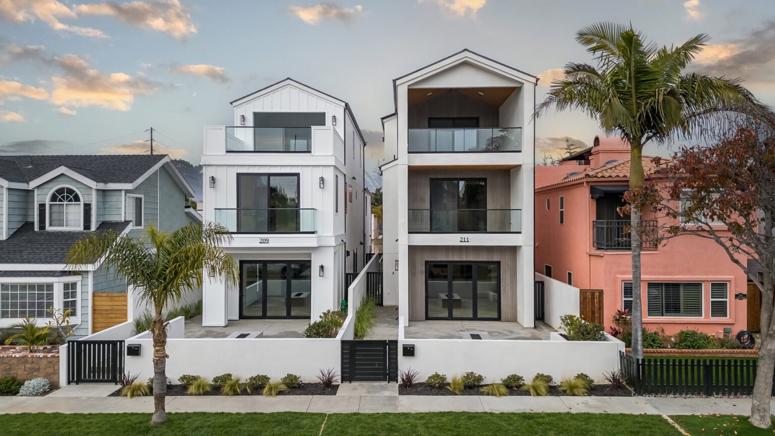 Modern Taller Design Homes in Huntington Beach